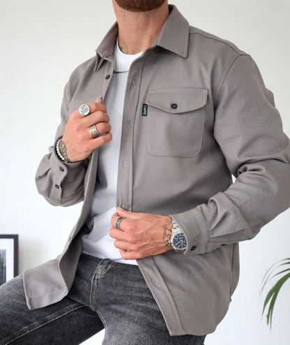 Davy | Men's Casual Shirt Jacket for Layering