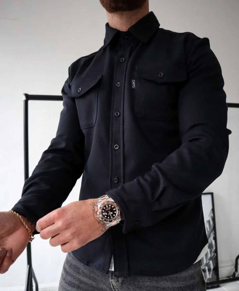 Davy | Men's Casual Shirt Jacket for Layering
