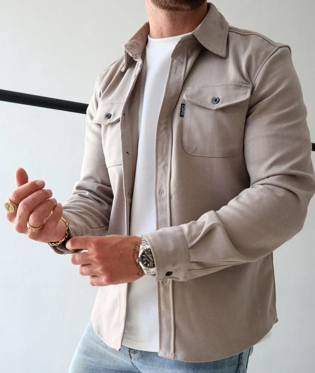 Davy | Men's Casual Shirt Jacket for Layering