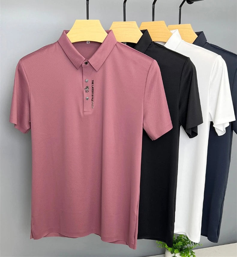 Davy | Breathable Embroidered Polo Shirt