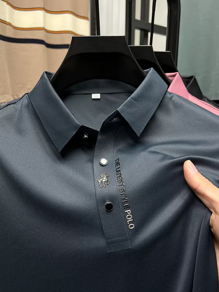 Davy | Breathable Embroidered Polo Shirt