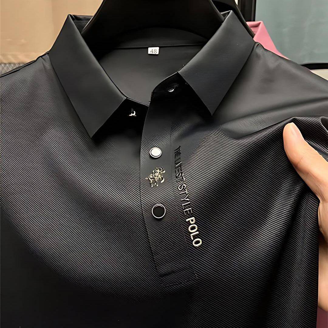 Davy | Breathable Embroidered Polo Shirt
