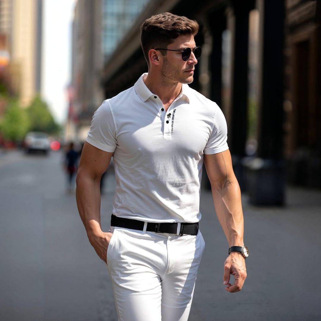 Davy | Breathable Embroidered Polo Shirt