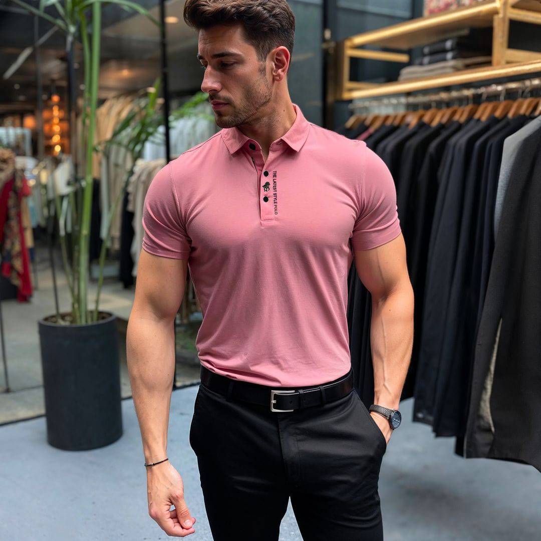 Davy | Breathable Embroidered Polo Shirt