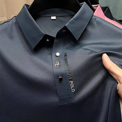 Davy | Breathable Embroidered Polo Shirt