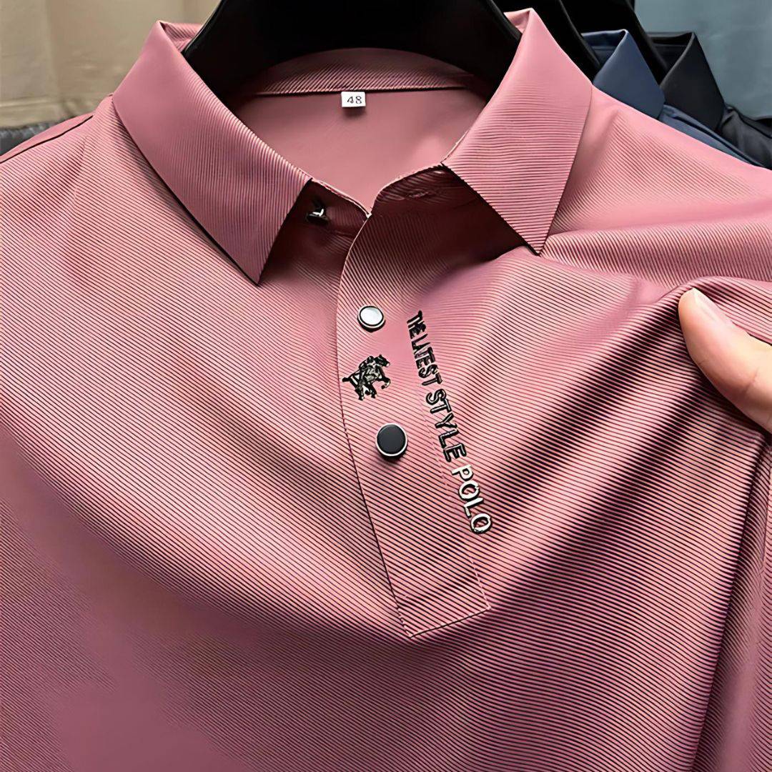 Davy | Breathable Embroidered Polo Shirt