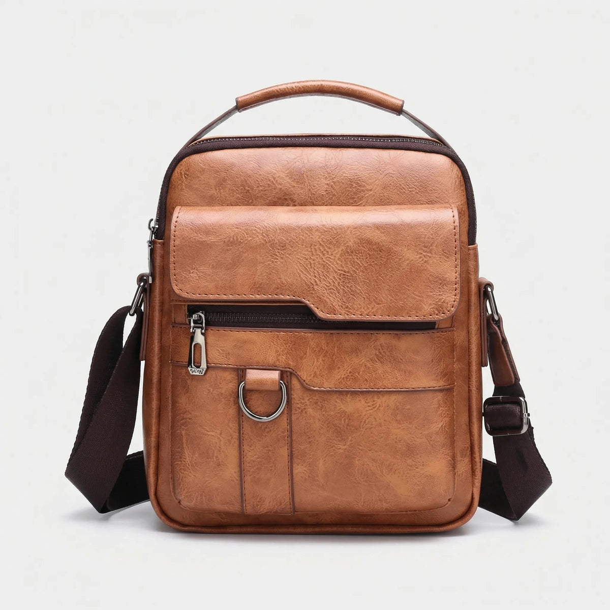 Davy | Men's Shoulder Bag with Flap Pocket