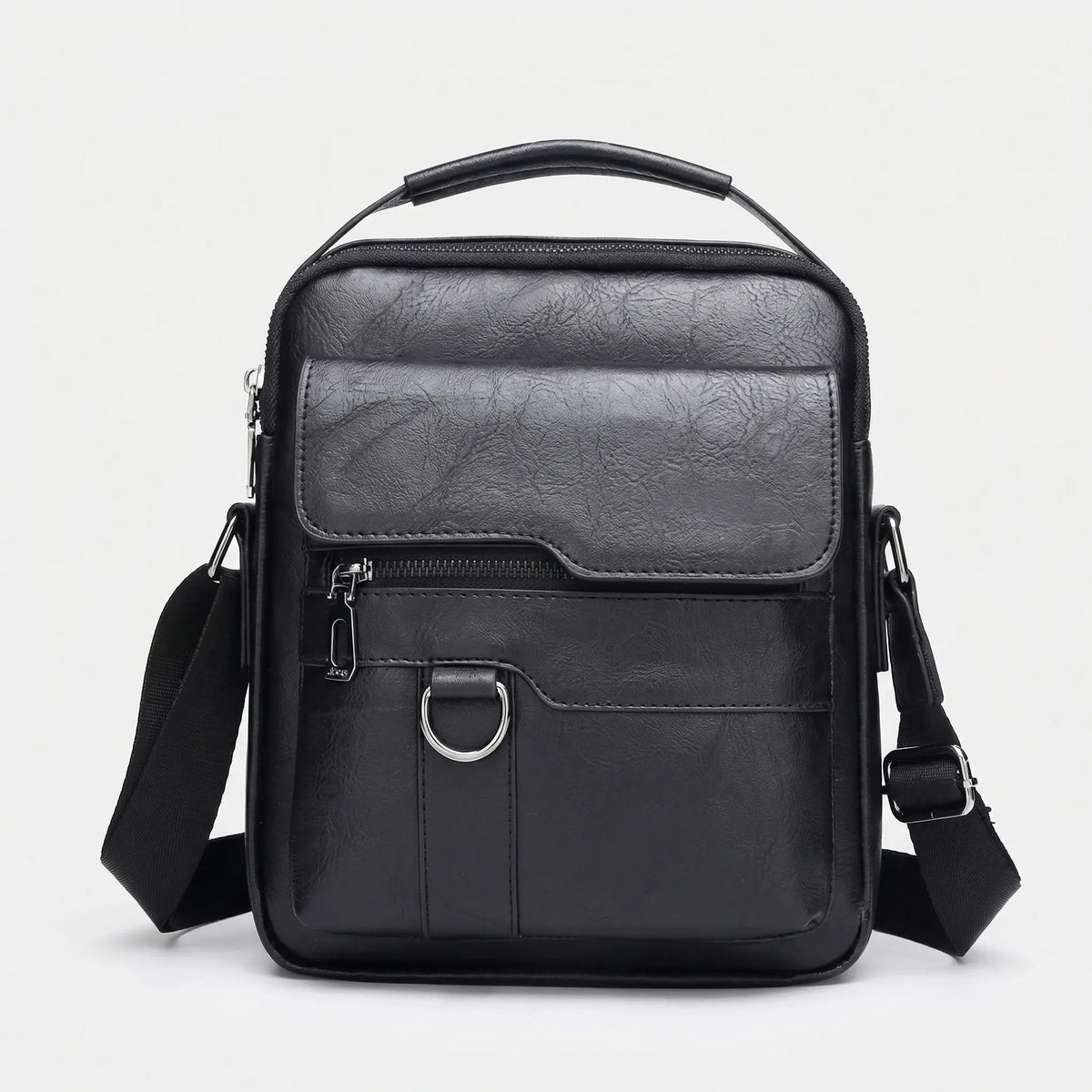 Davy | Men's Shoulder Bag with Flap Pocket