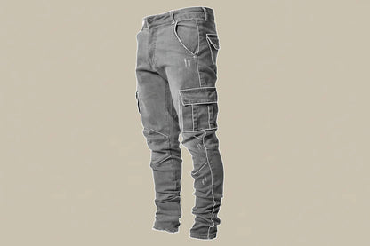 Davy | Men's Comfortable Stretch Cargo Jeans