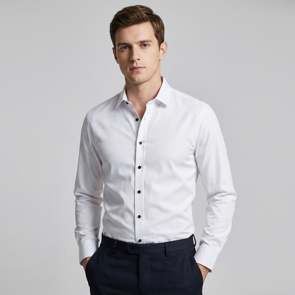 Men's Stretch No-Iron Dress Shirt