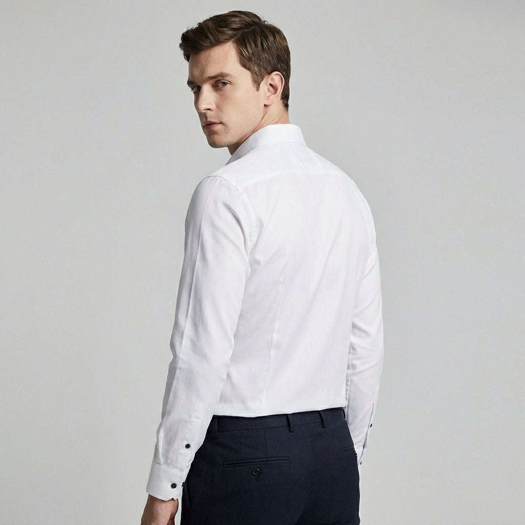 Men's Stretch No-Iron Dress Shirt