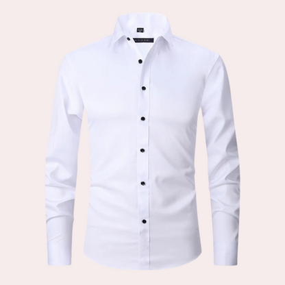Men's Stretch No-Iron Dress Shirt