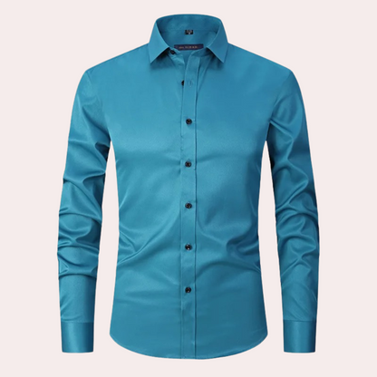 Men's Stretch No-Iron Dress Shirt