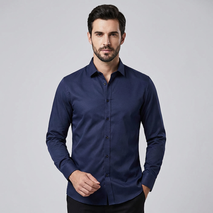 Men's Stretch No-Iron Dress Shirt