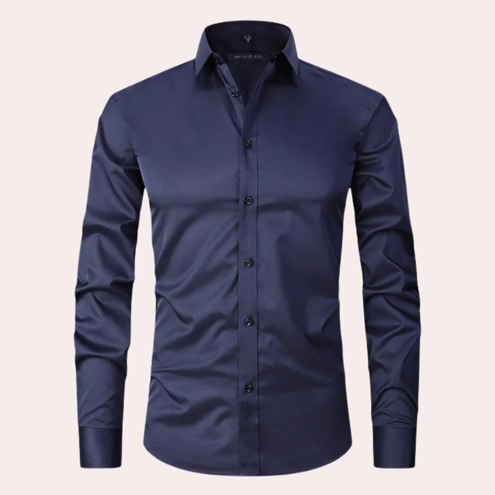 Men's Stretch No-Iron Dress Shirt