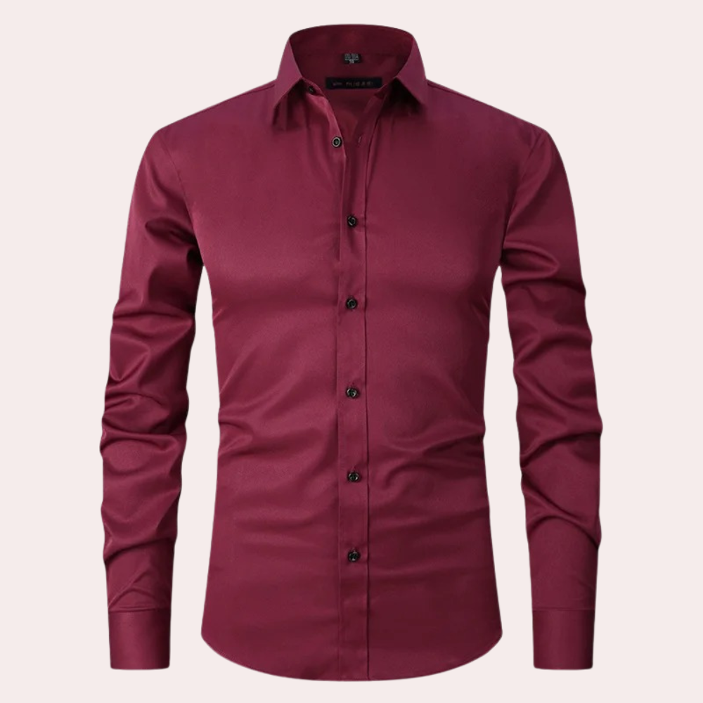 Men's Stretch No-Iron Dress Shirt