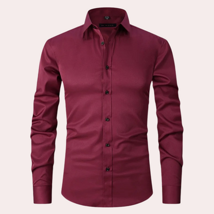 Men's Stretch No-Iron Dress Shirt