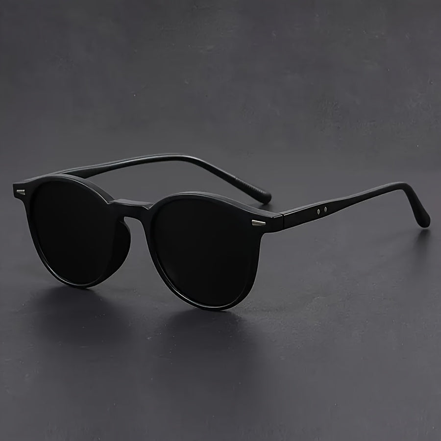 Davy | Men's Sunglasses RetroView – Round Tortoiseshell Glasses with Lightweight Frame
