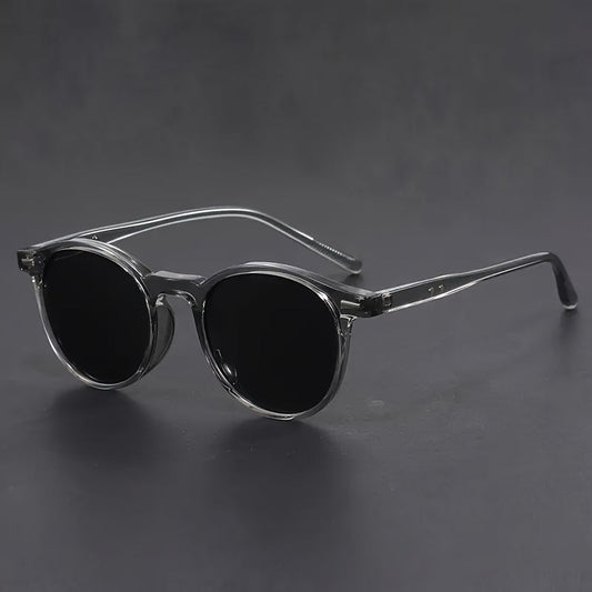 Davy | Men's Sunglasses RetroView – Round Tortoiseshell Glasses with Lightweight Frame