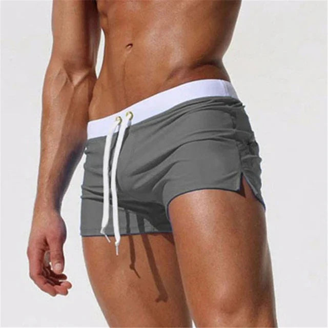 Davy | Men's Quick-Dry Swim Trunks with Drawstring Waist