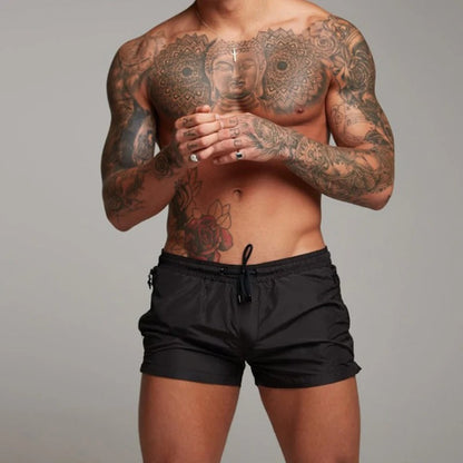 Davy | Men's Quick-Dry Swim Shorts with Zip Pockets