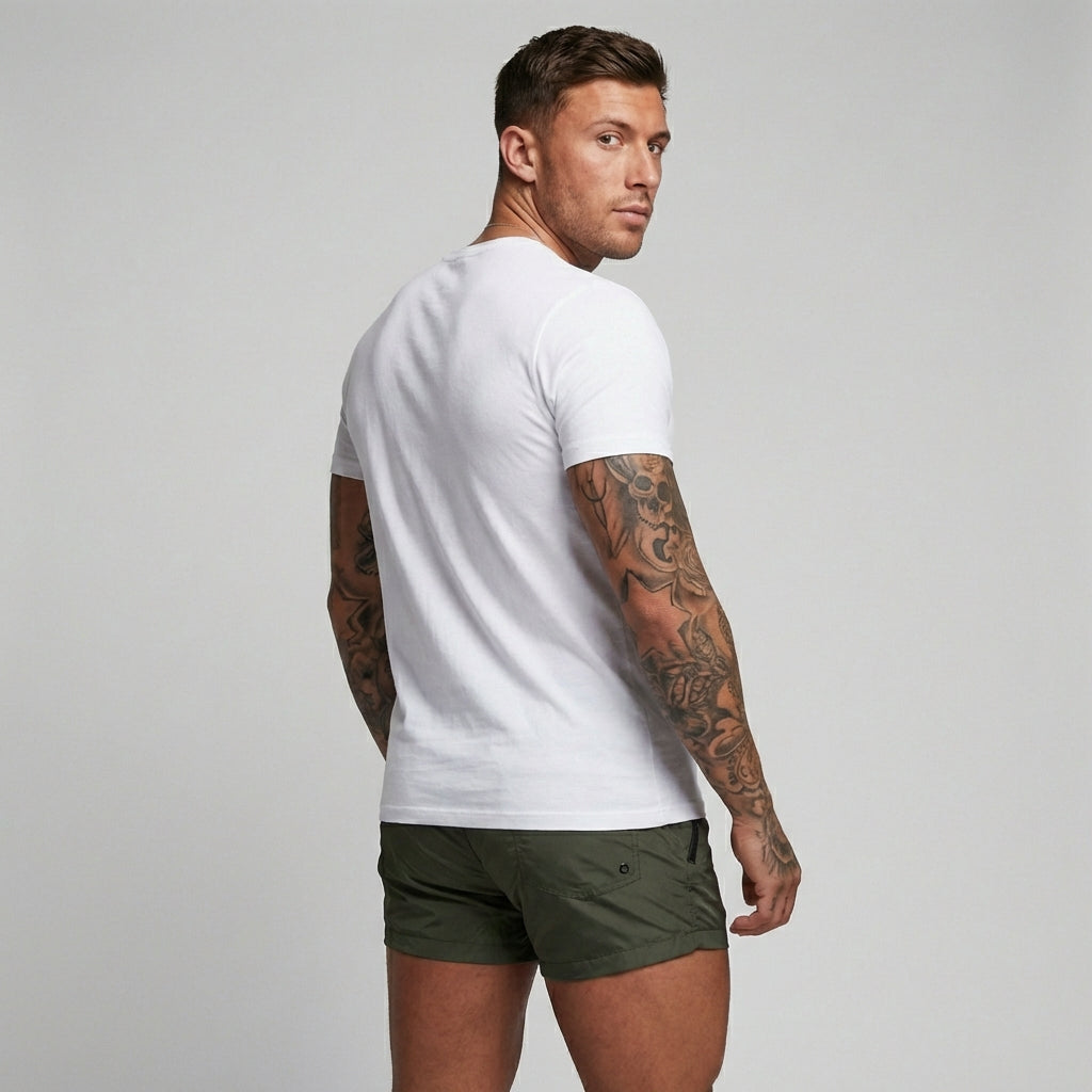 Davy | Men's Quick-Dry Swim Shorts with Zip Pockets