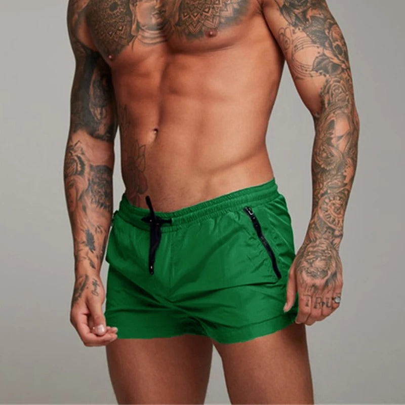Davy | Men's Quick-Dry Swim Shorts with Zip Pockets