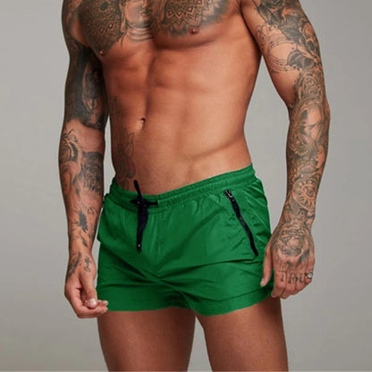 Davy | Men's Quick-Dry Swim Shorts with Zip Pockets