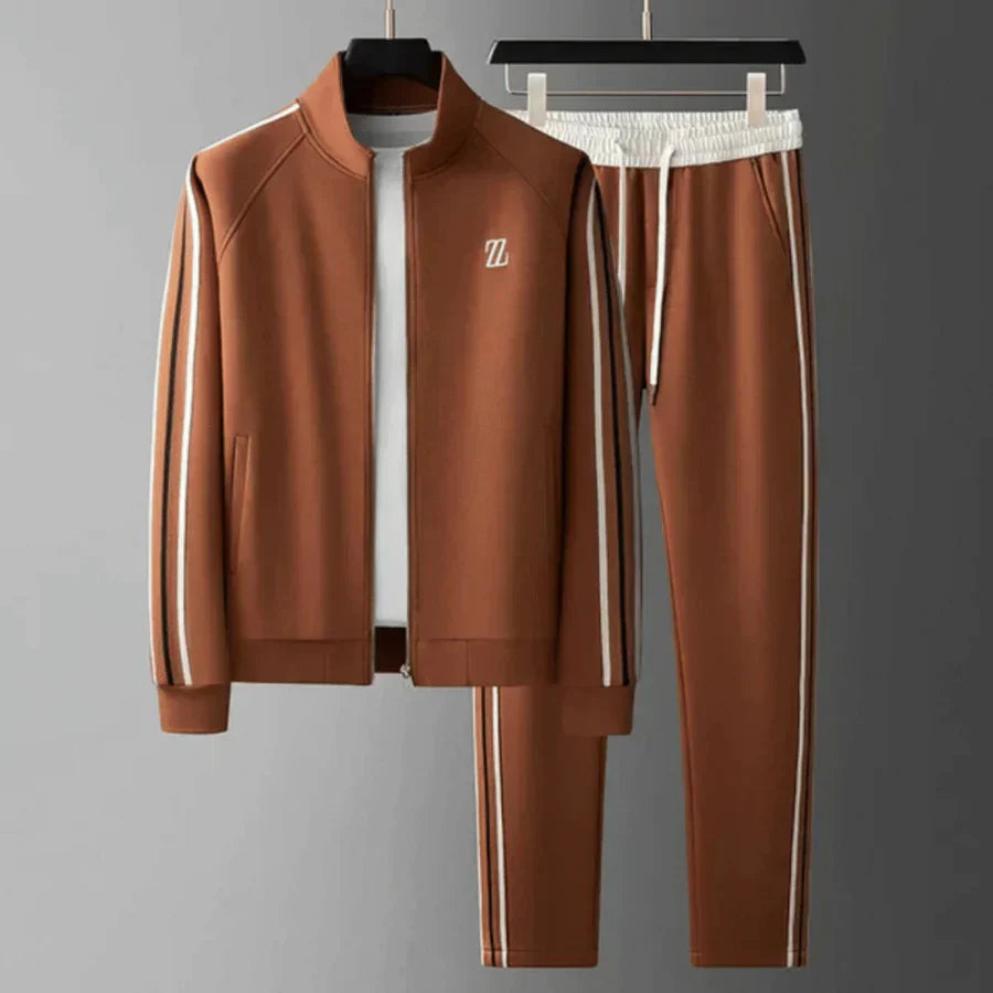 Men's Striped Tracksuit: Comfort and Style
