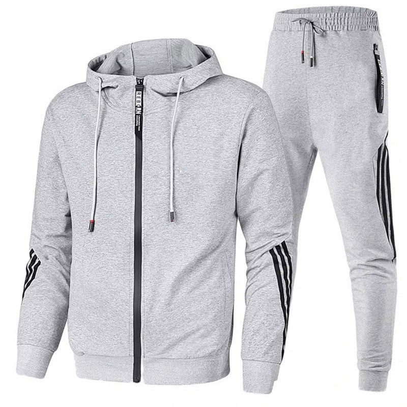 Davy | Athletic Tracksuit with Striped Sleeve Detail