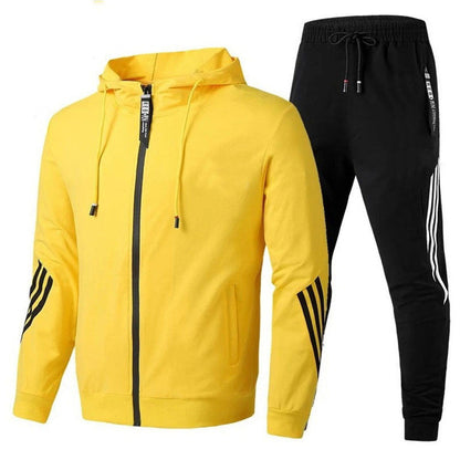 Davy | Athletic Tracksuit with Striped Sleeve Detail