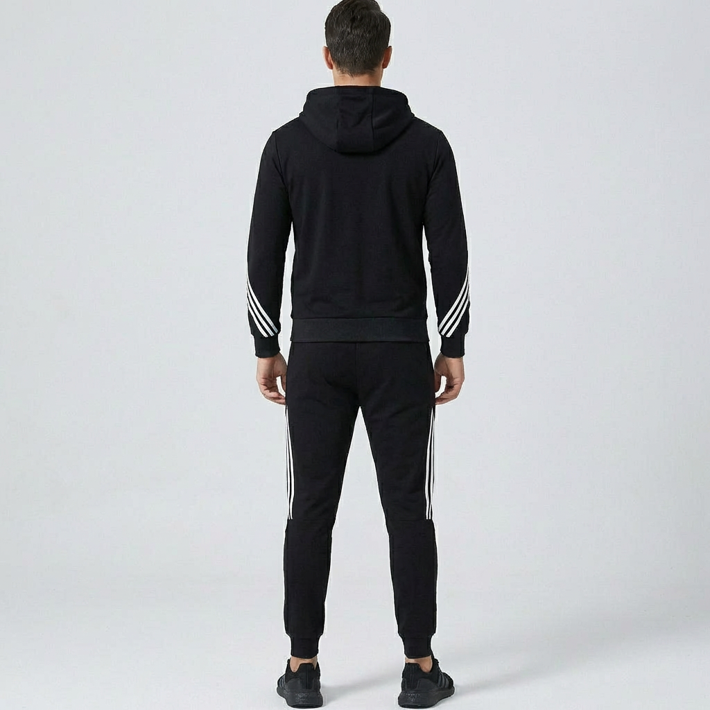 Davy | Athletic Tracksuit with Striped Sleeve Detail