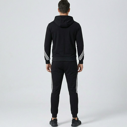 Davy | Athletic Tracksuit with Striped Sleeve Detail