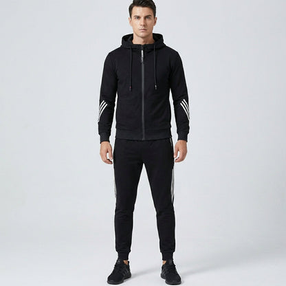 Davy | Athletic Tracksuit with Striped Sleeve Detail