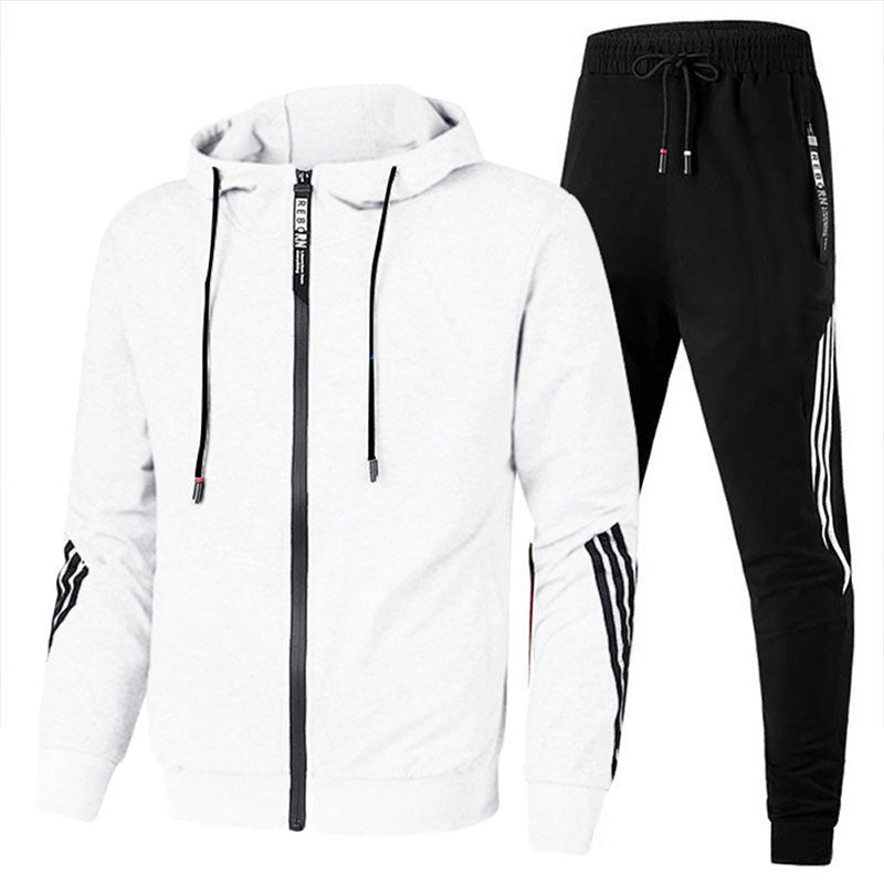 Davy | Athletic Tracksuit with Striped Sleeve Detail