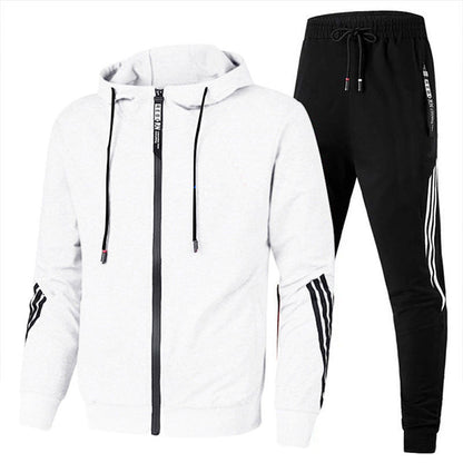 Davy | Athletic Tracksuit with Striped Sleeve Detail
