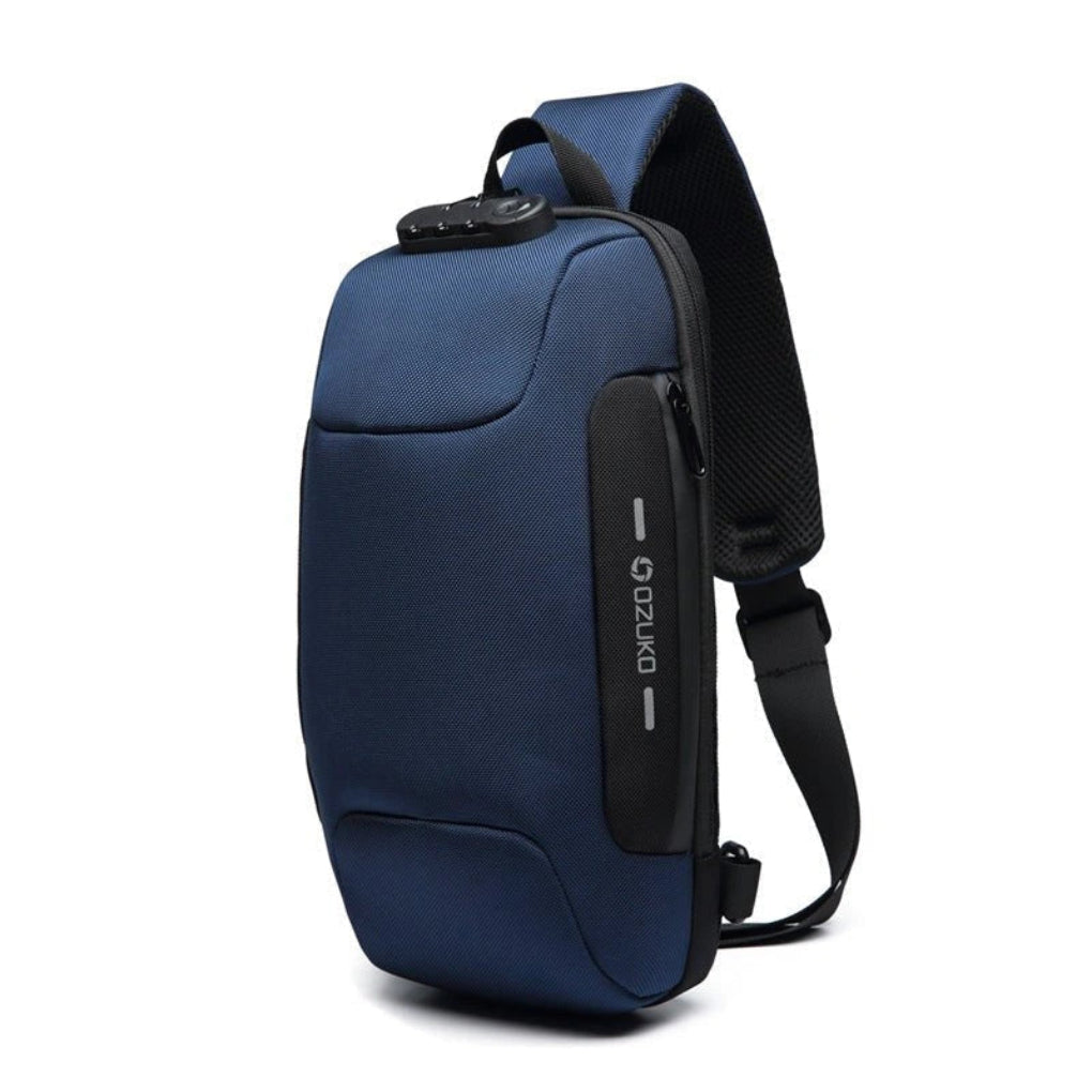 Davy | Men's USB Crossbody Bag with Lockable Design