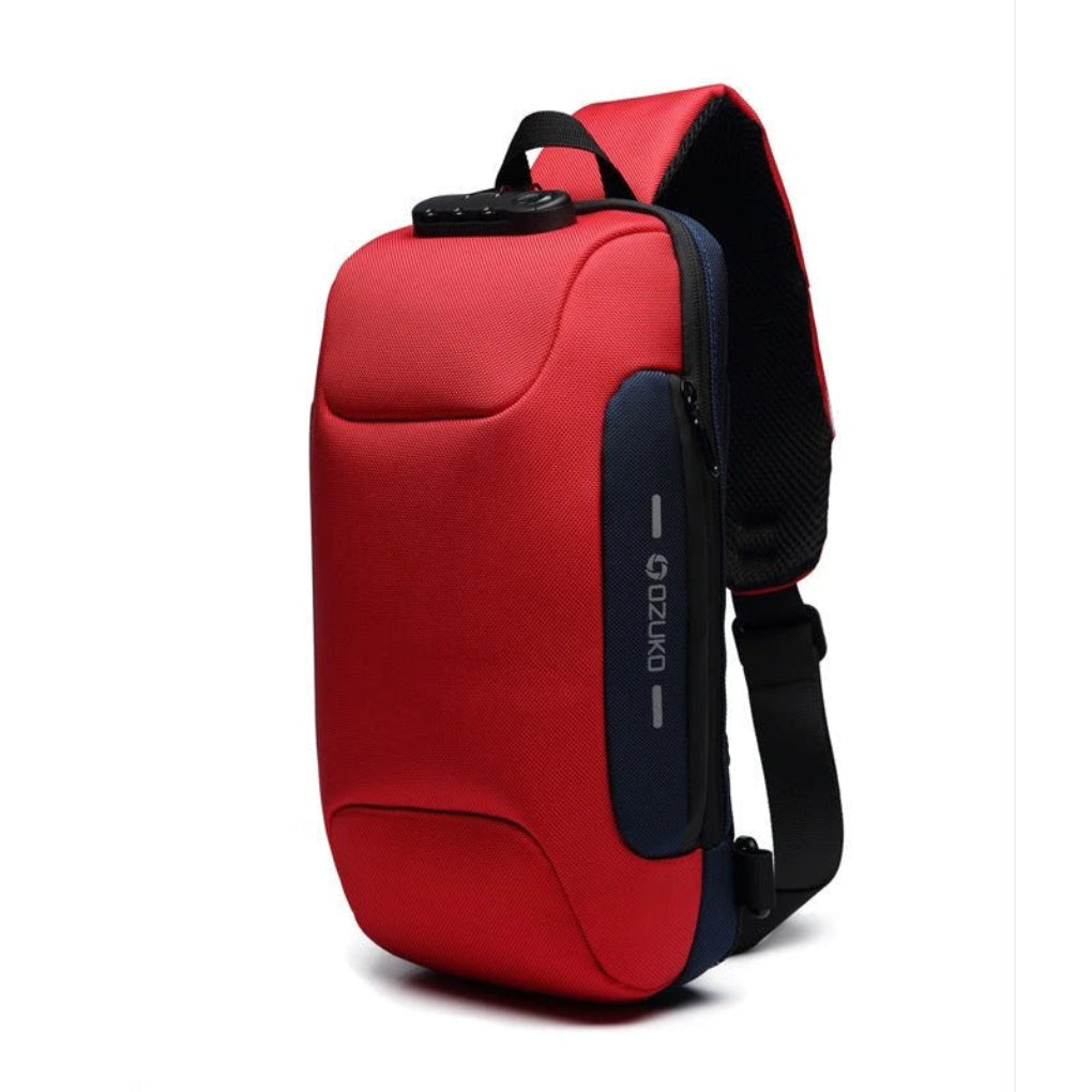 Davy | Men's USB Crossbody Bag with Lockable Design