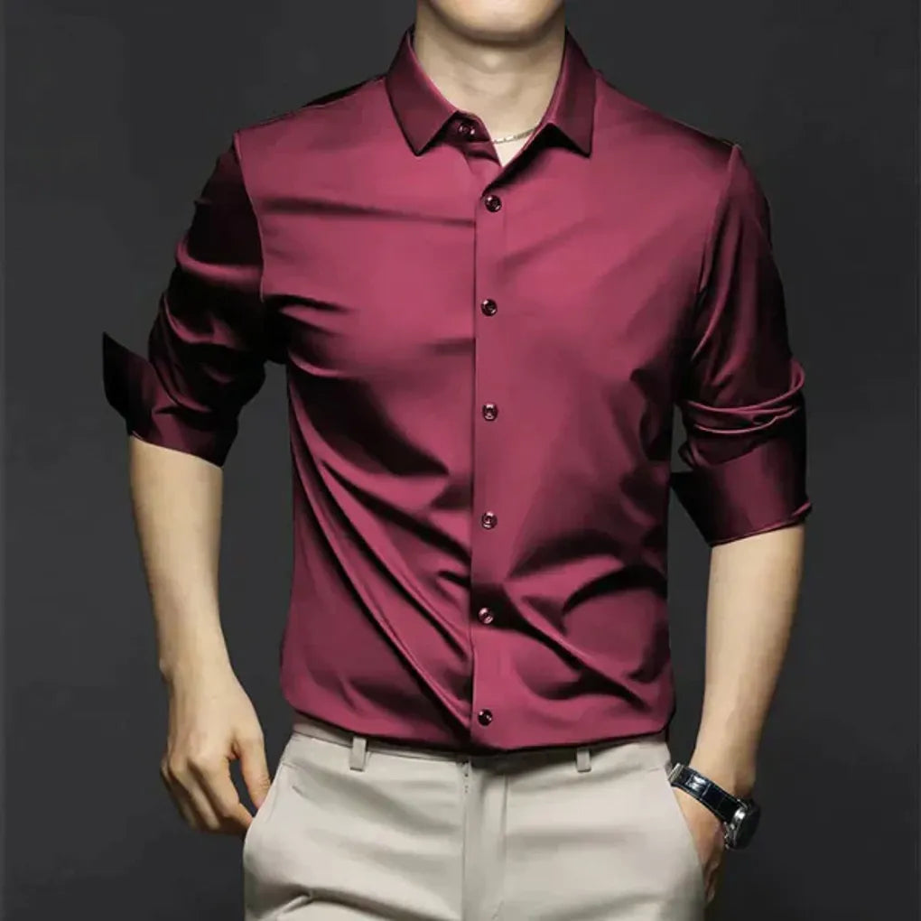 Davy | Men's Wrinkle-Resistant Smart Fit Dress Shirt