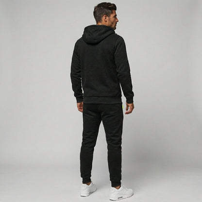 Comfortable Performance Zip-Up Hoodie and Jogger Set