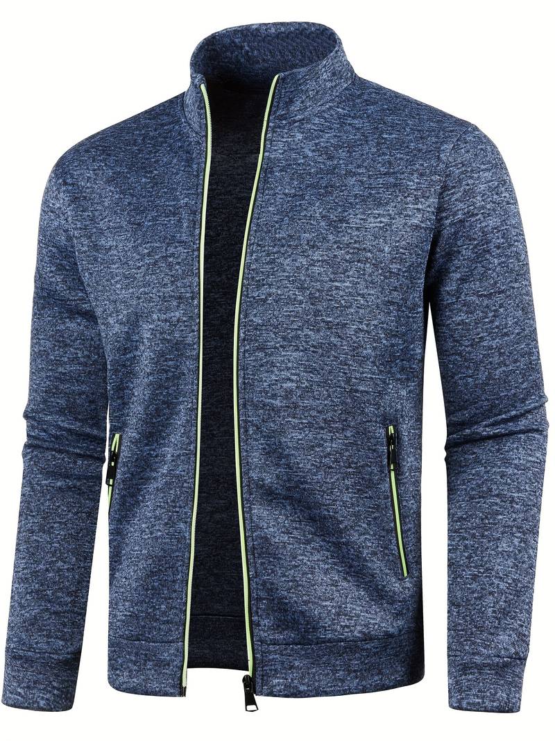 Davy | Elevated Zip-Up Knit Jacket