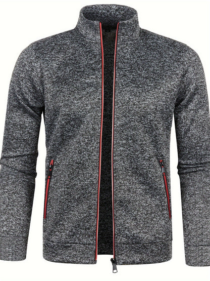 Davy | Elevated Zip-Up Knit Jacket
