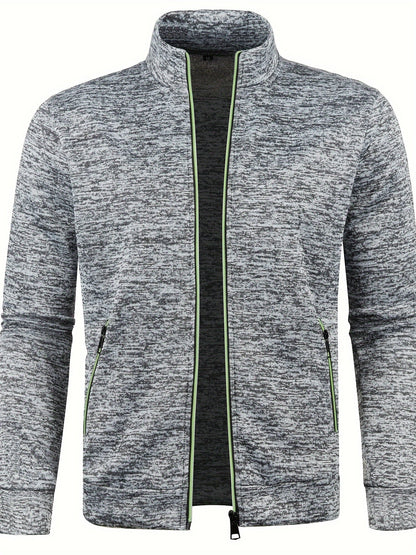 Davy | Elevated Zip-Up Knit Jacket
