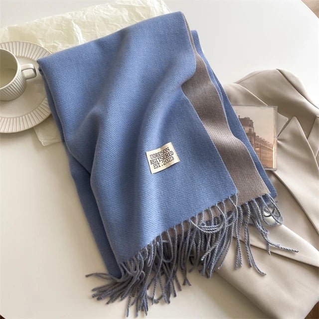 Davy | Meriva Soft Warm Wool Scarf for Men and Women