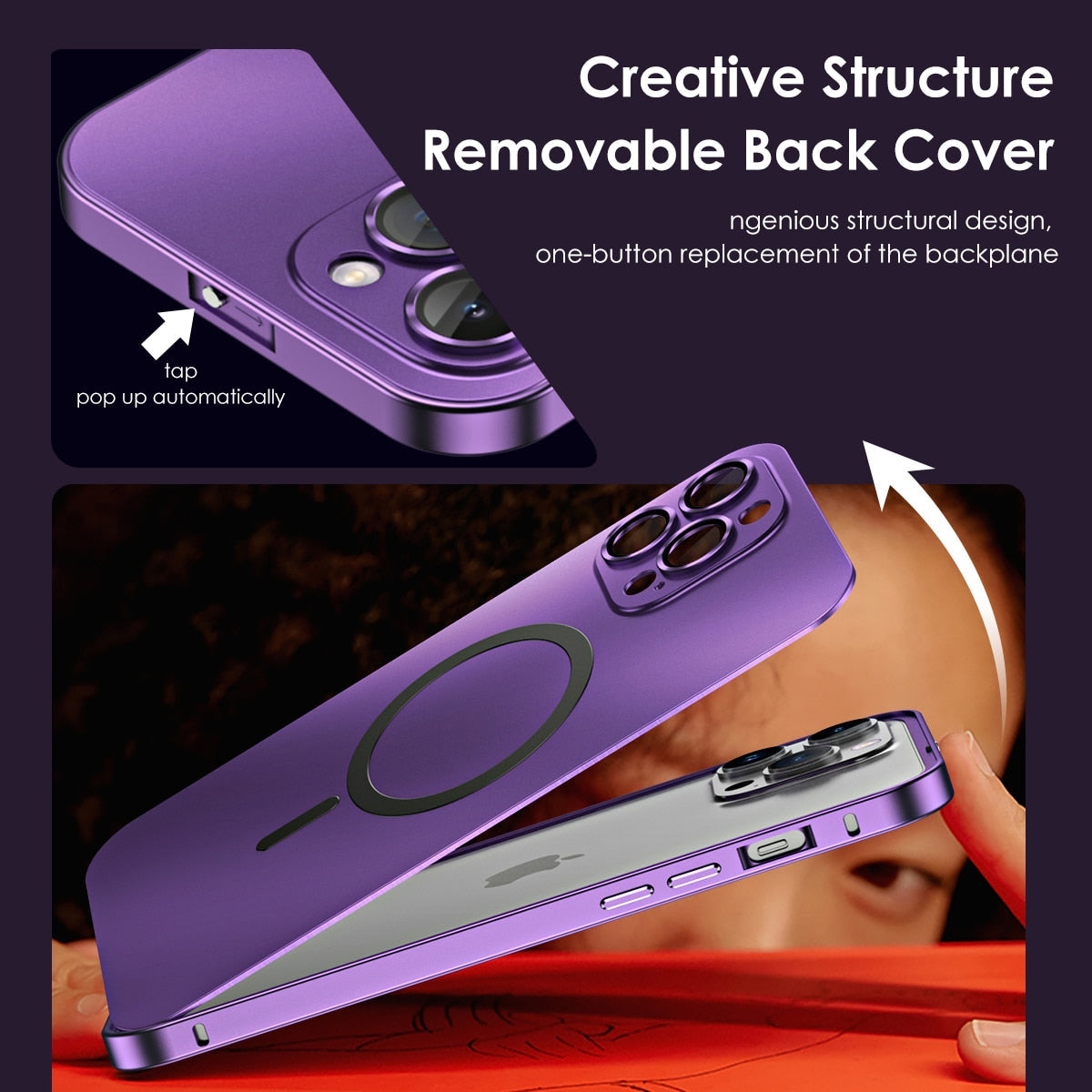 Davy | Metal Case with Camera Protection - iPhone