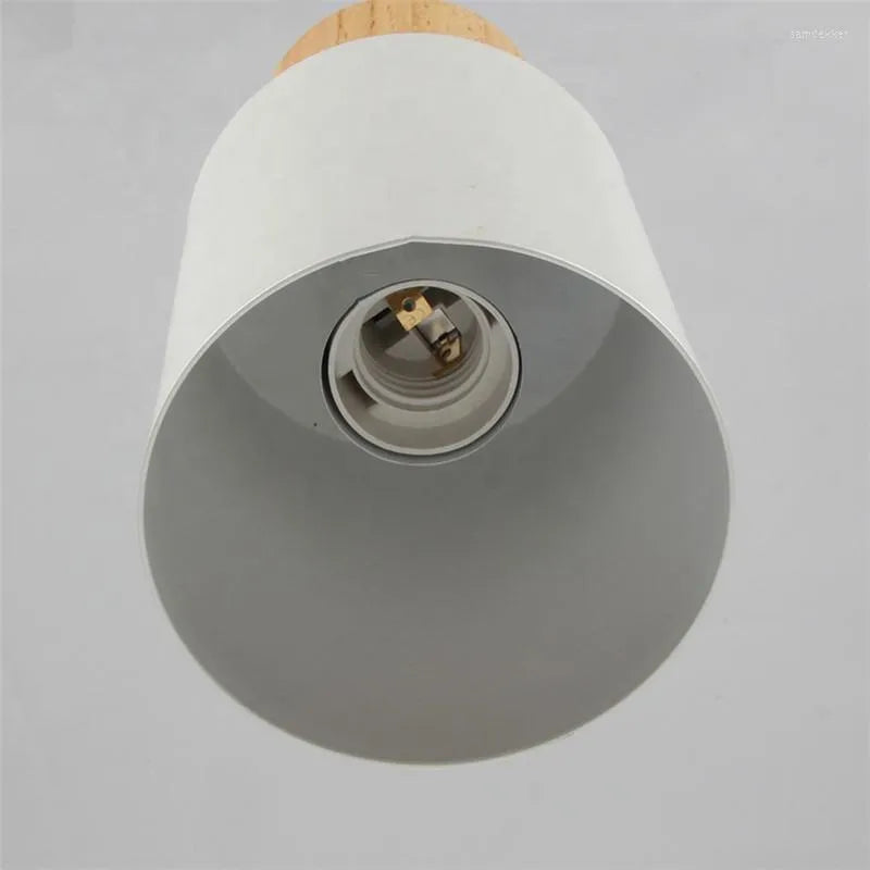 Davy | Industrial Pendant Light with Wood Accents