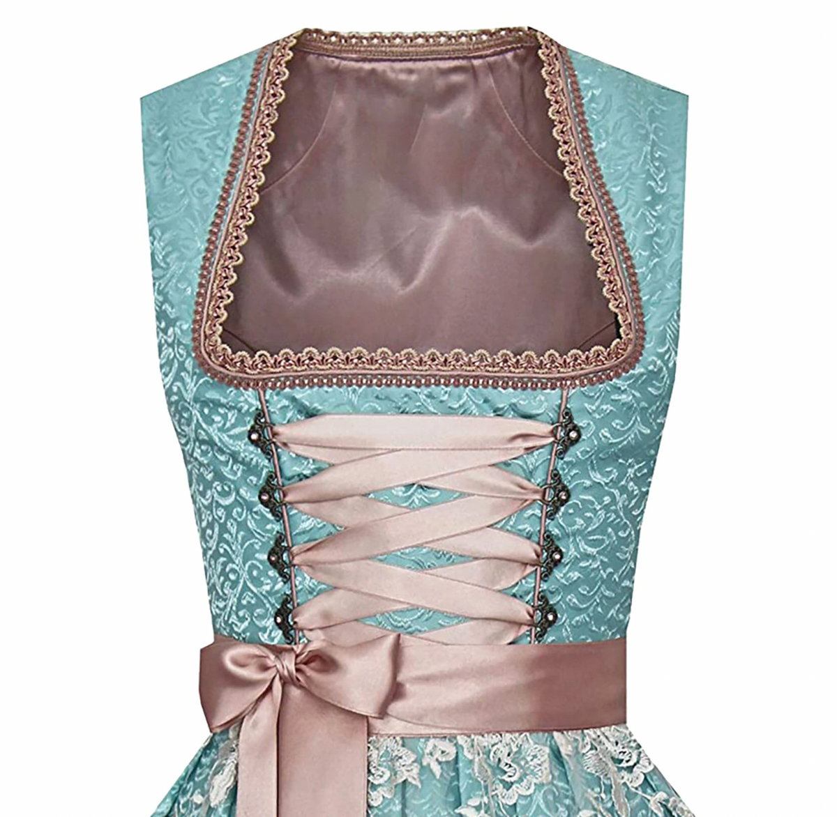 Women's Elegant Lace Dirndl Dress