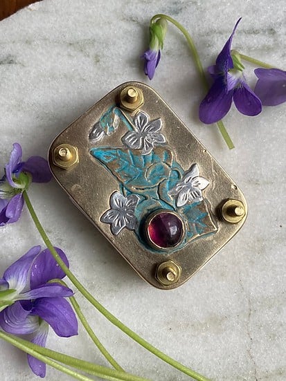 Davy | Mini Flower Press | Compact Botanical Keepsake Maker | Portable Craft Tool