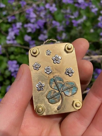 Davy | Mini Flower Press | Compact Botanical Keepsake Maker | Portable Craft Tool