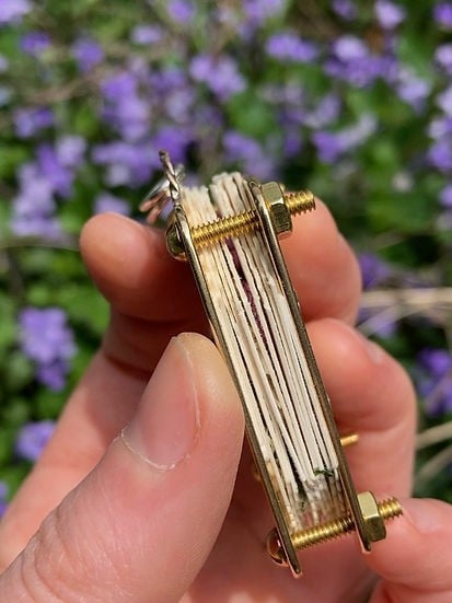 Davy | Mini Flower Press | Compact Botanical Keepsake Maker | Portable Craft Tool